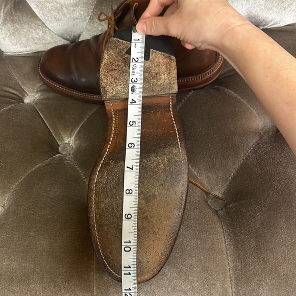 Alden Barrie cigar chukka leather lace up ankle boots men’s sz 6 C/E - Picture 11 of 12